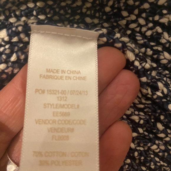 Ella Moss zippered faux leather classic cardigan/jacket. Sz. S - Picture 11 of 16